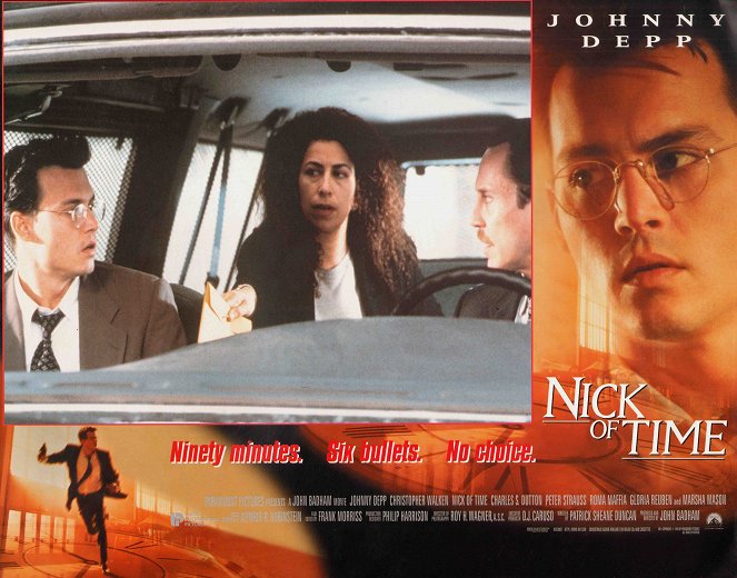 Nick of Time - Lobby Cards - Johnny Depp, Roma Maffia, Christopher Walken