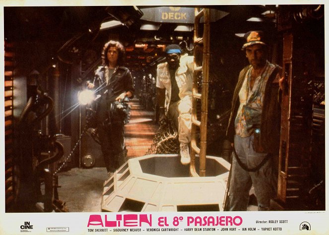 Alien - O 8.º Passageiro - Cartões lobby - Sigourney Weaver, Yaphet Kotto, Harry Dean Stanton