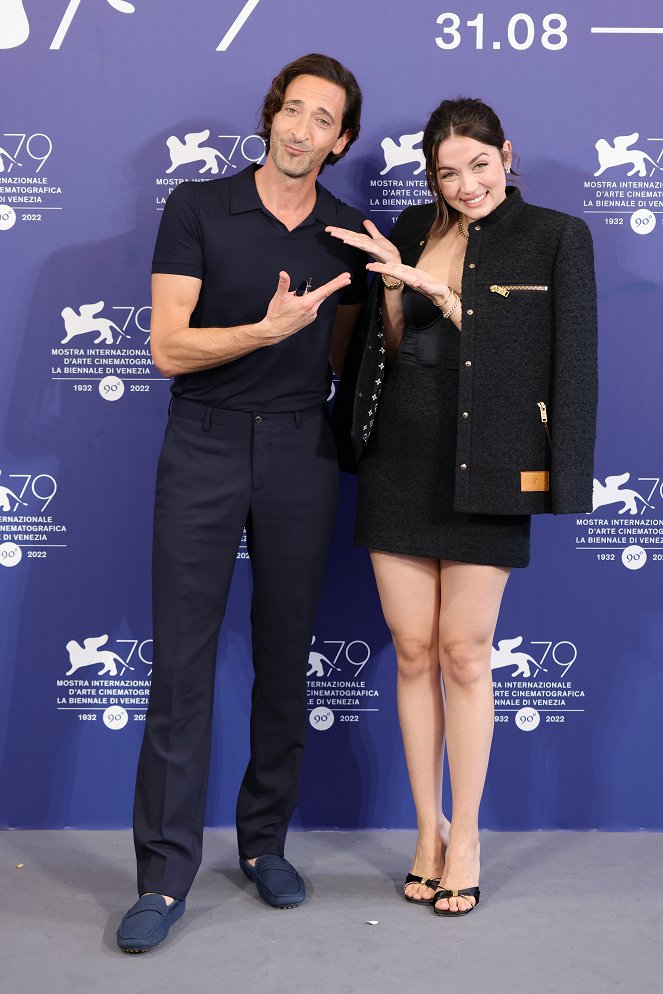 Blonde - Evenementen - Photocall for the Netflix Film "Blonde" at the 79th Venice International Film Festival on September 08, 2022 in Venice, Italy - Adrien Brody, Ana de Armas