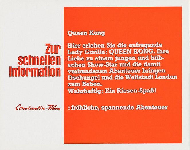 Queen Kong - Fotocromos