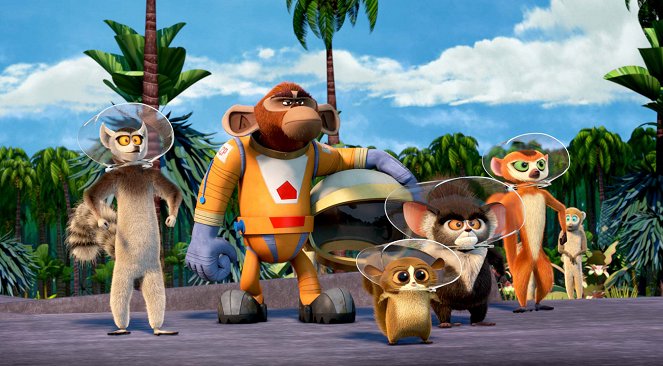 All Hail King Julien - Monkey Planet - Van film