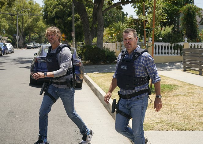 NCIS: Los Angeles - Season 14 - Of Value - Photos - Eric Christian Olsen, Chris O'Donnell