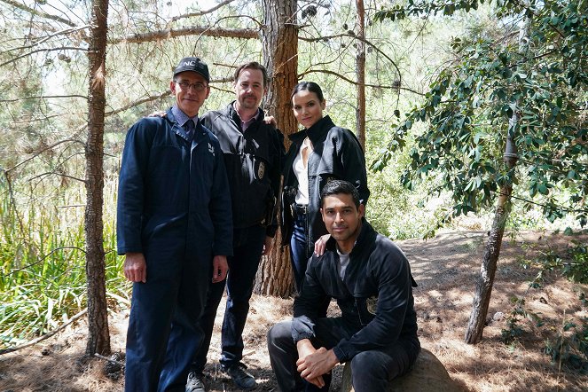 NCIS rikostutkijat - Leave No Trace - Kuvat kuvauksista - Brian Dietzen, Sean Murray, Katrina Law, Wilmer Valderrama