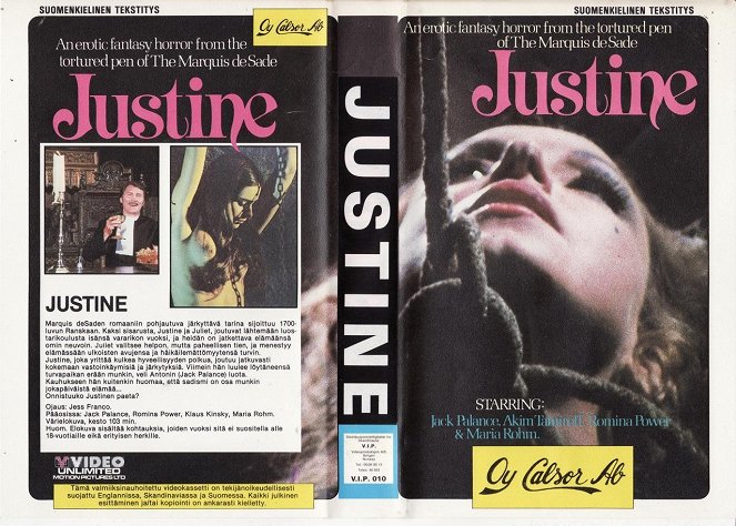 Marquis de Sade's Justine - Covers