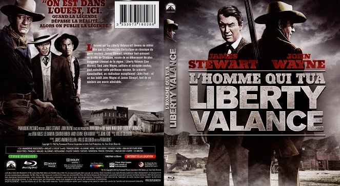 El hombre que mató a Liberty Valance - Carátulas