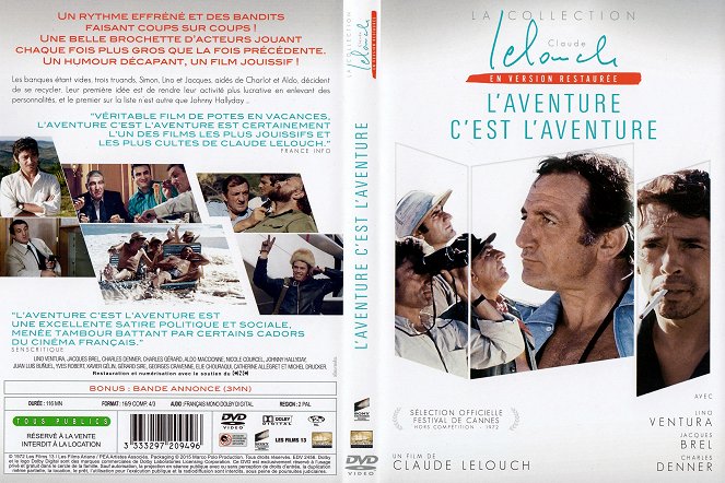 L'Aventure c'est l'aventure - Coverit