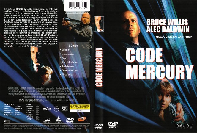 Code Mercury - Couvertures