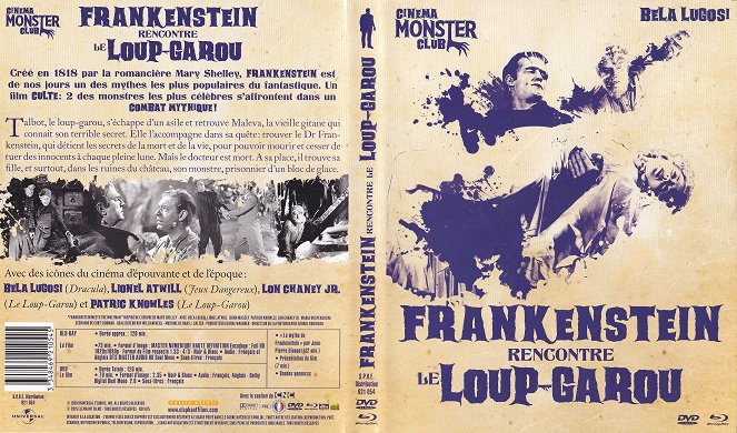 Frankenstein y el Hombre Lobo - Carátulas