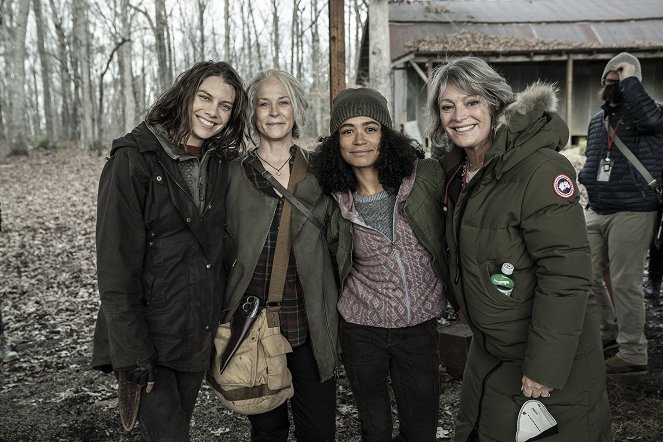 The Walking Dead - Außenposten 22 - Dreharbeiten - Lauren Cohan, Melissa McBride