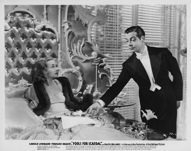Fools for Scandal - Lobbykarten - Carole Lombard, Fernand Gravey