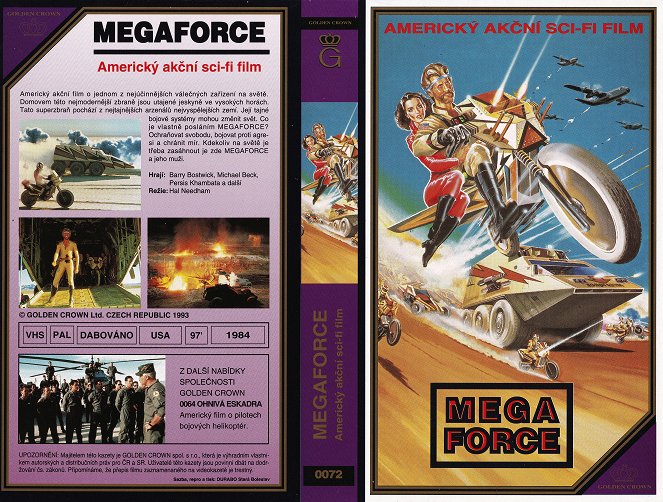 Megaforce - aavikkosoturit - Coverit