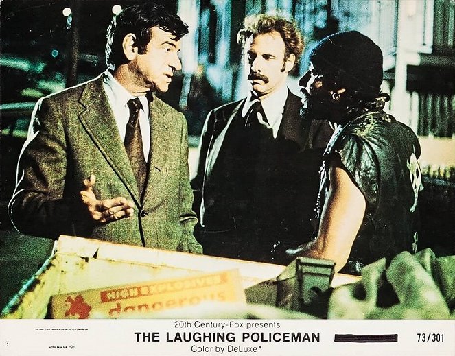 The Laughing Policeman - Lobby Cards - Walter Matthau, Bruce Dern