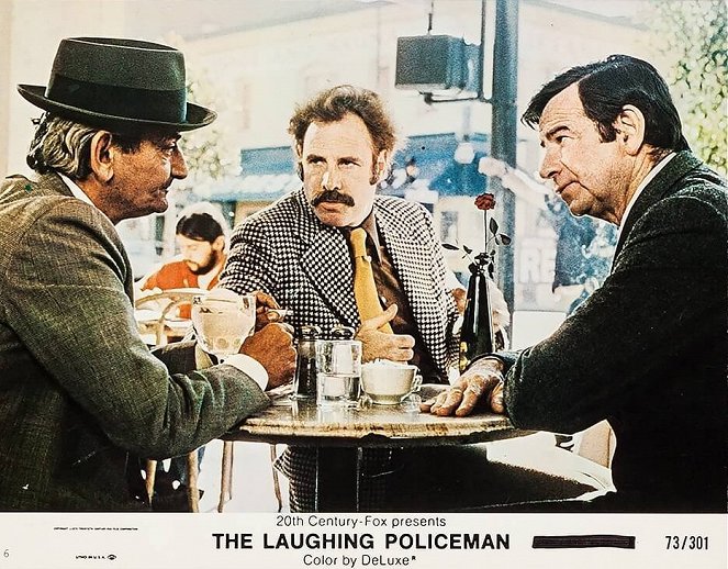 The Laughing Policeman - Cartões lobby - Mario Gallo, Bruce Dern, Walter Matthau