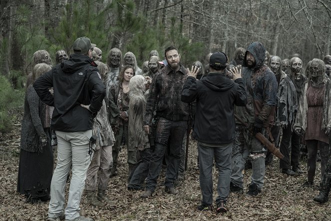 The Walking Dead - Family - De filmagens - Ross Marquand, Cooper Andrews