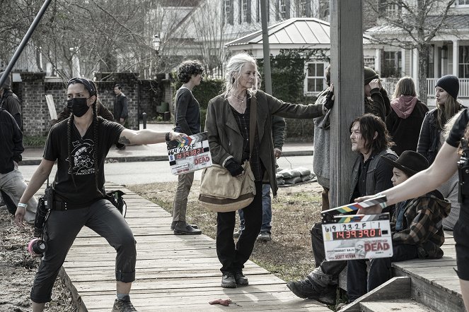 The Walking Dead - Family - Forgatási fotók - Melissa McBride, Norman Reedus