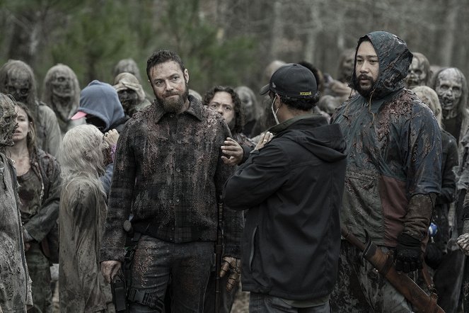 The Walking Dead - Familie - Dreharbeiten - Ross Marquand, Cooper Andrews