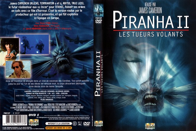 Piranha II - O Peixe Vampiro - Capas