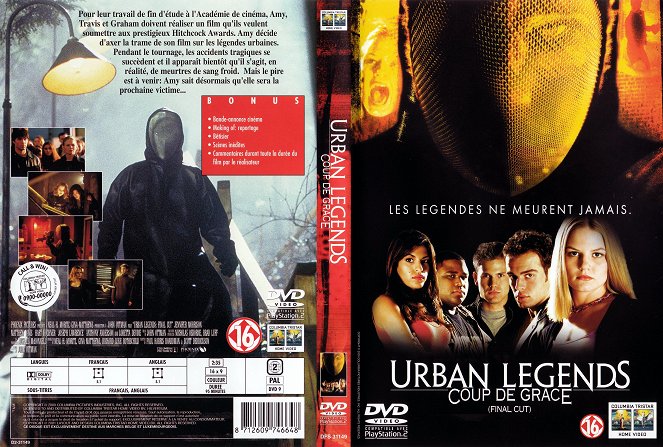 Urban Legends: Final Cut - Okładki