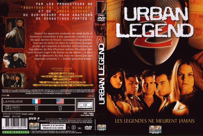 Leyenda urbana 2 - Carátulas