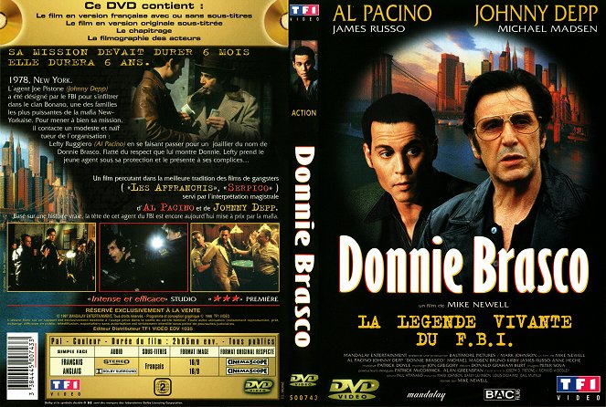 Donnie Brasco - Carátulas