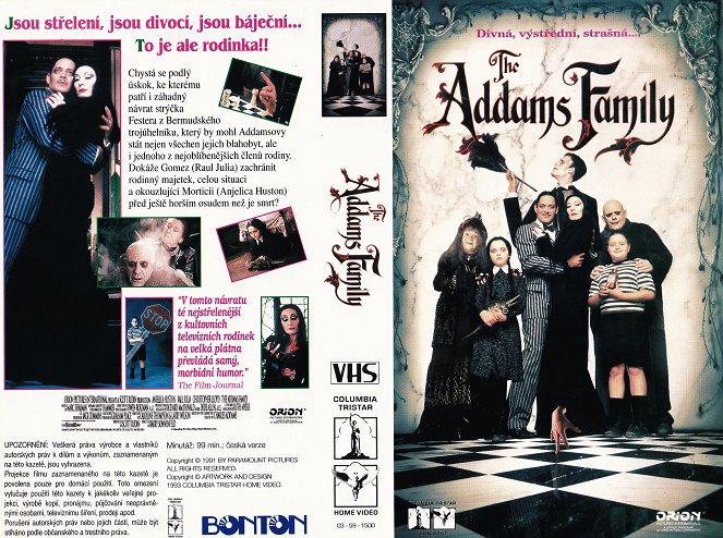 La familia Addams - Carátulas