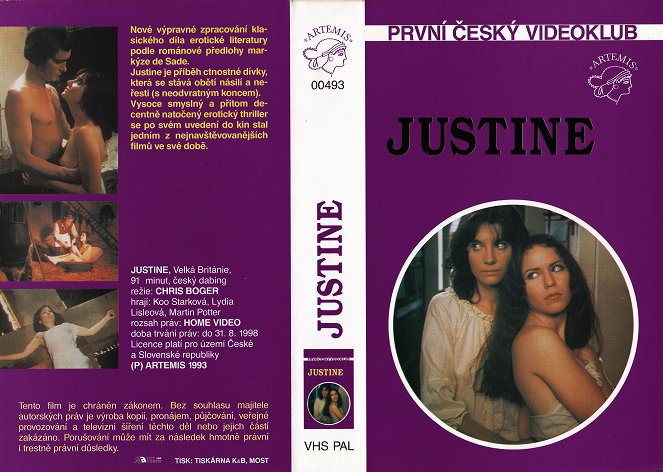 The Marquis de Sade's Justine - Covers