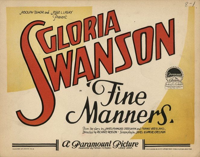 Fine Manners - Lobby Cards