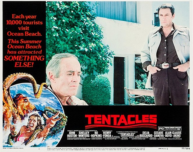 Tentacules - Cartes de lobby - Henry Fonda, Cesare Danova