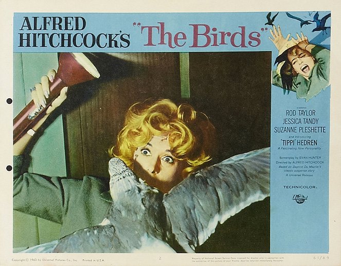 Os Pássaros - Cartões lobby - Tippi Hedren