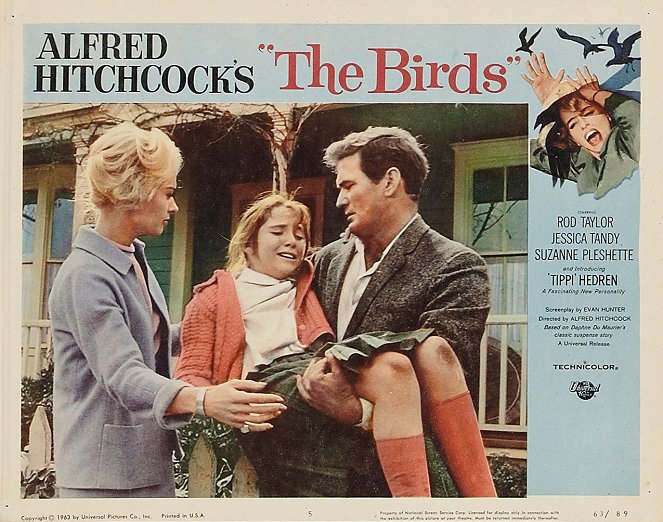 Os Pássaros - Cartões lobby - Tippi Hedren