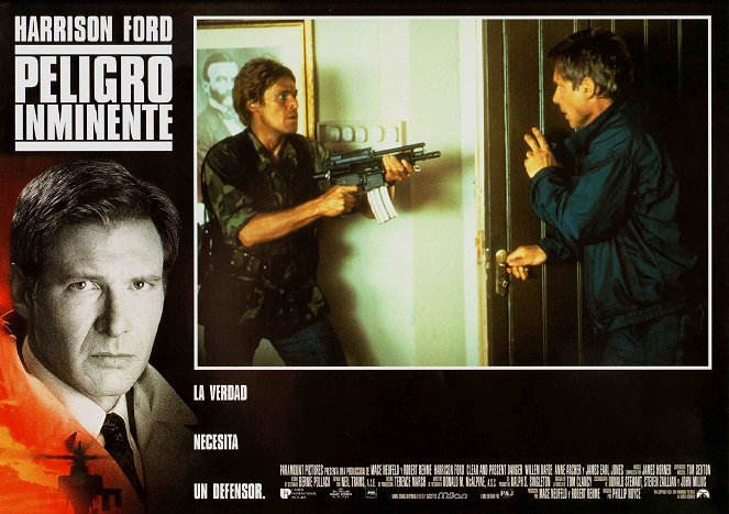 Clear and Present Danger - Lobby Cards - Willem Dafoe, Harrison Ford