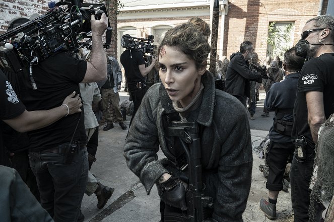 The Walking Dead - Ruhe in Frieden - Dreharbeiten - Nadia Hilker