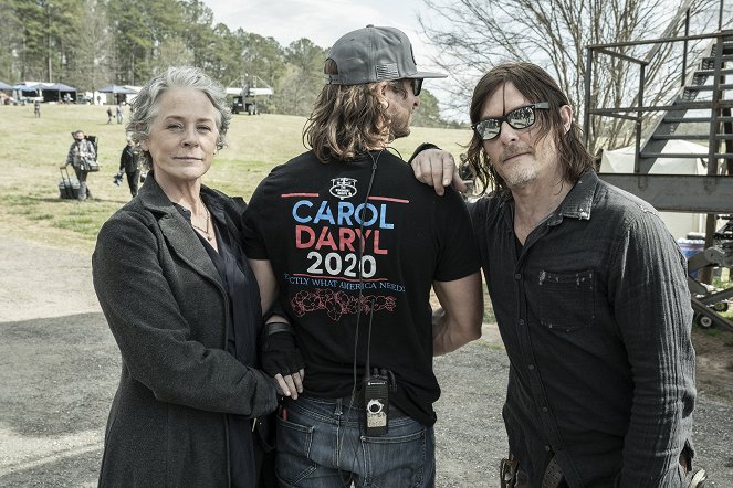 The Walking Dead - Ruhe in Frieden - Dreharbeiten - Melissa McBride, Norman Reedus