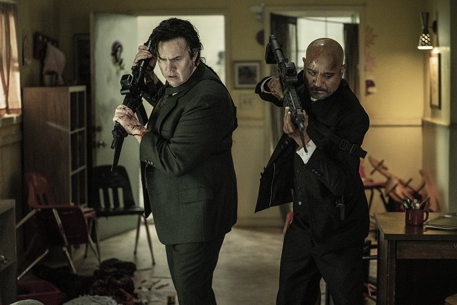 Żywe trupy - Season 11 - Spoczywaj w pokoju - Z filmu - Josh McDermitt, Seth Gilliam