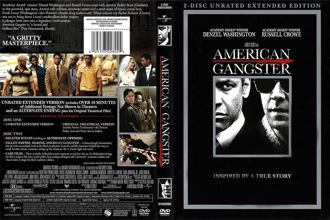 American Gangster - Carátulas
