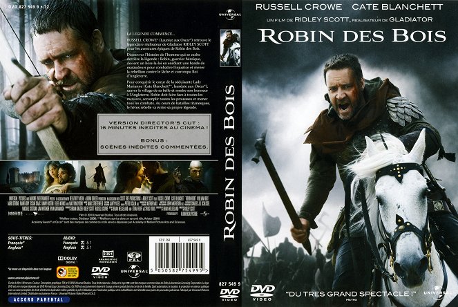 Robin Hood - Director's Cut - Covers