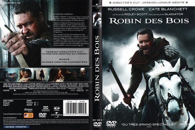 Robin Hood - Director's Cut - Covers