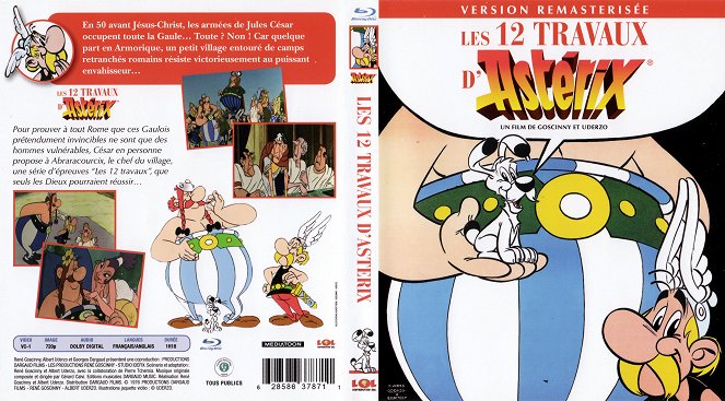 Asterix tizenkét próbája - Borítók