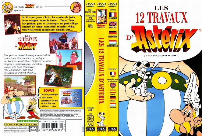 12 pracy Asteriksa - Okładki