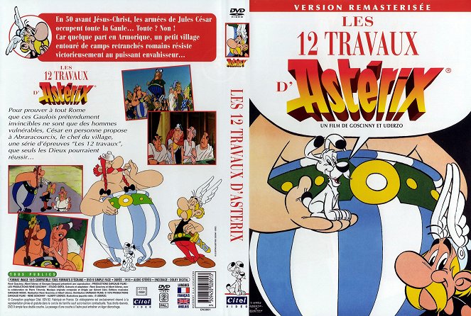 Dvanásť úloh pre Asterixa - Covery