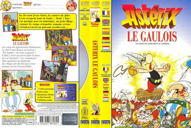 Asterix Pieni suuri mies Galliasta - Coverit