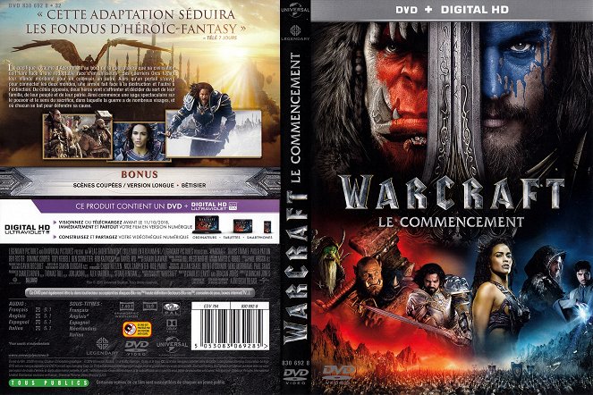 Warcraft: El origen - Carátulas