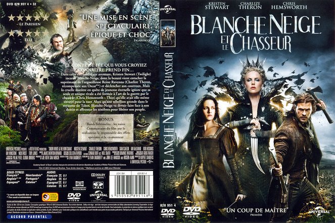 Blancanieves y la leyenda del cazador - Carátulas