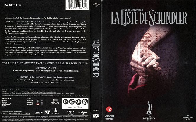 Schindler's List - Covers