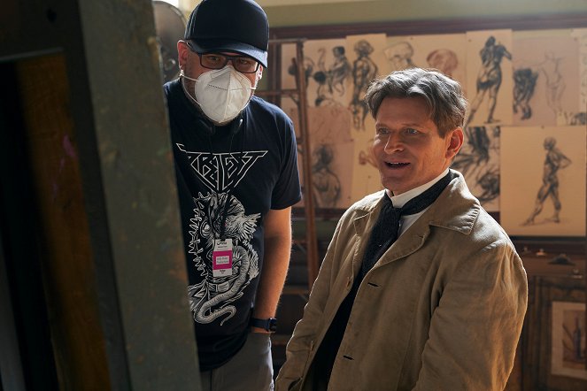 Guillermo del Toro: Rémségek tára - Pickman modellje - Forgatási fotók - Keith Thomas, Crispin Glover