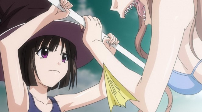 Rosario + Vampire - School Swimsuit and a Vampire - Photos