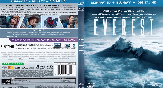 Everest - Okładki