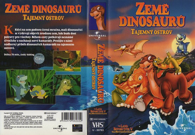 The Land Before Time V: The Mysterious Island - Capas