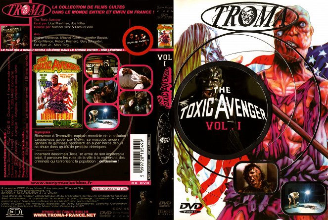 The Toxic Avenger - Capas