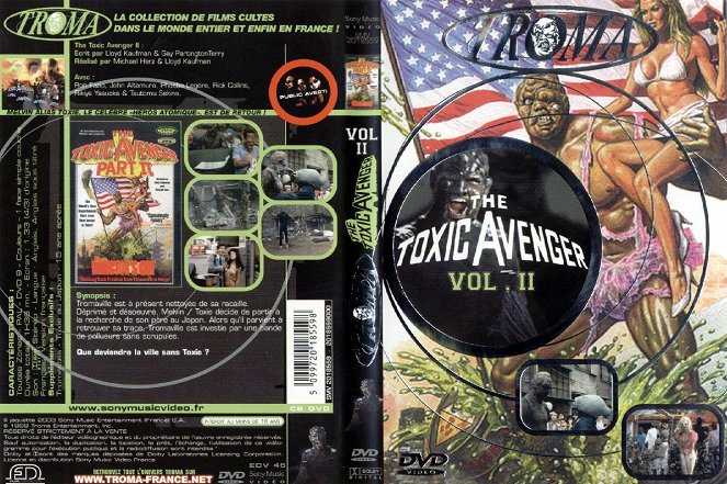 Toxic Avenger II - Couvertures
